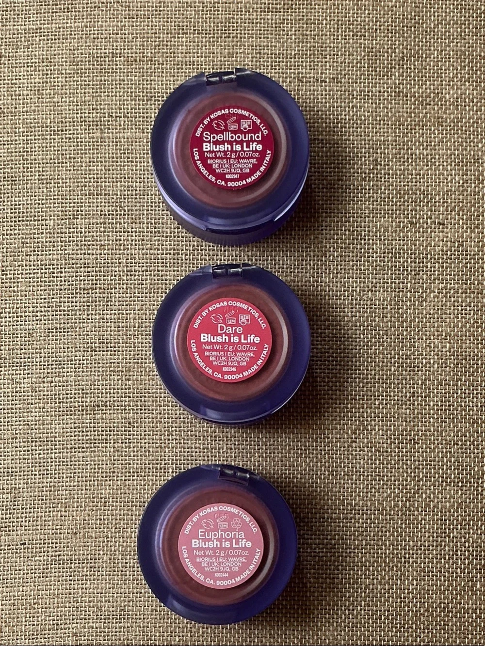 Full Size Kosas Blushes originally $29/ea